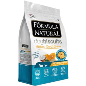 Biscoito Fórmula Natural DogBiscuits Cães Porte Mini e Pequeno Sabor Abóbora e Coco